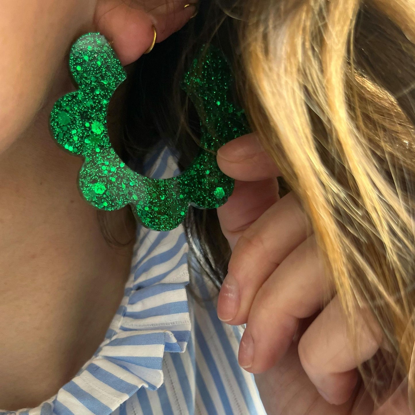 Boucles d’oreilles Bridget (couleurs vives, au choix)