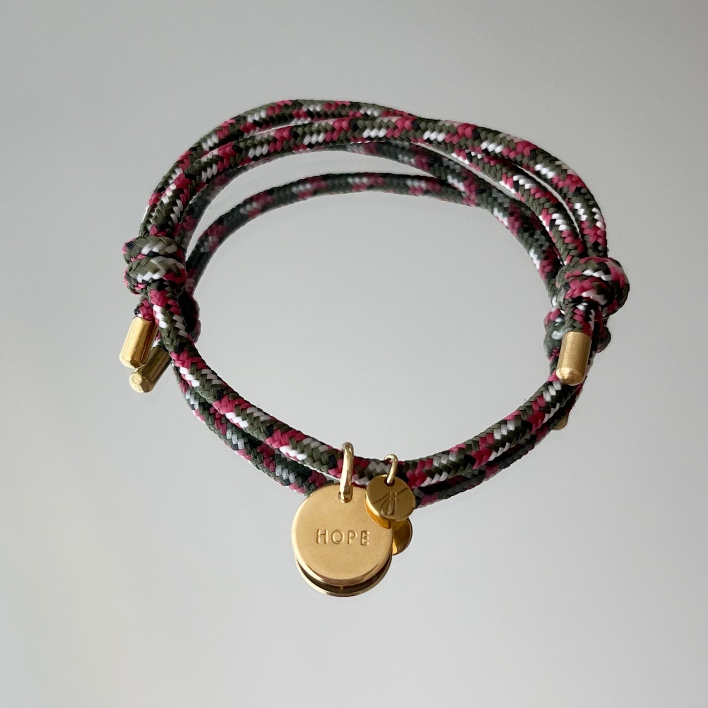 Bracelet grigri 1 médaille (couleurs d’automne, au choix)
