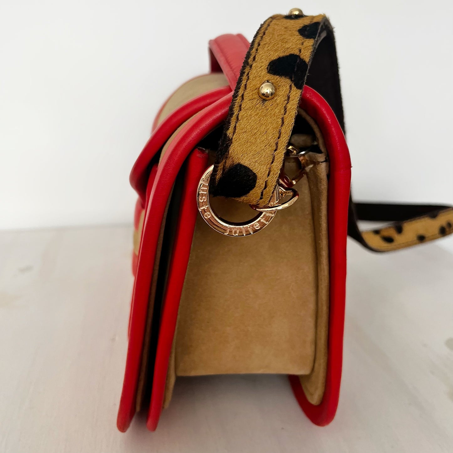 Bandelette cuir léopard
