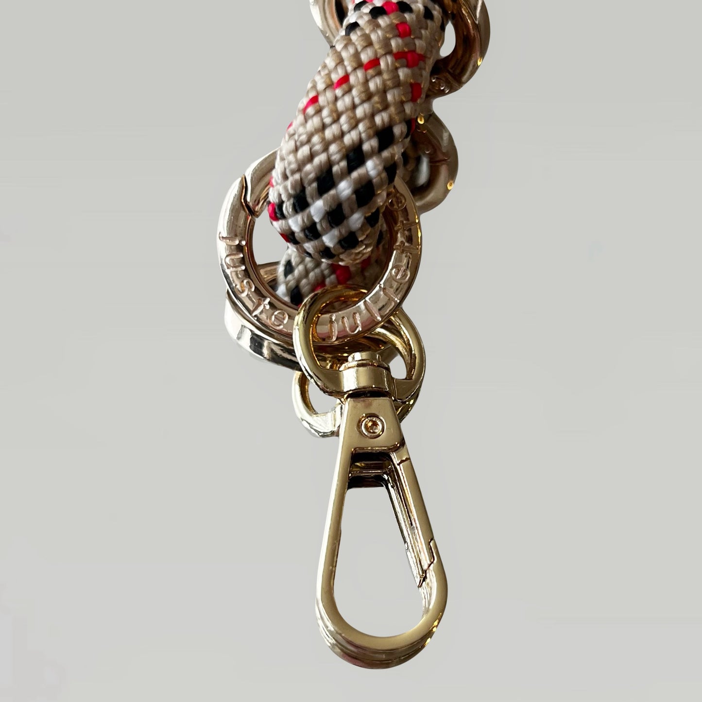 Bandelette tartan beige