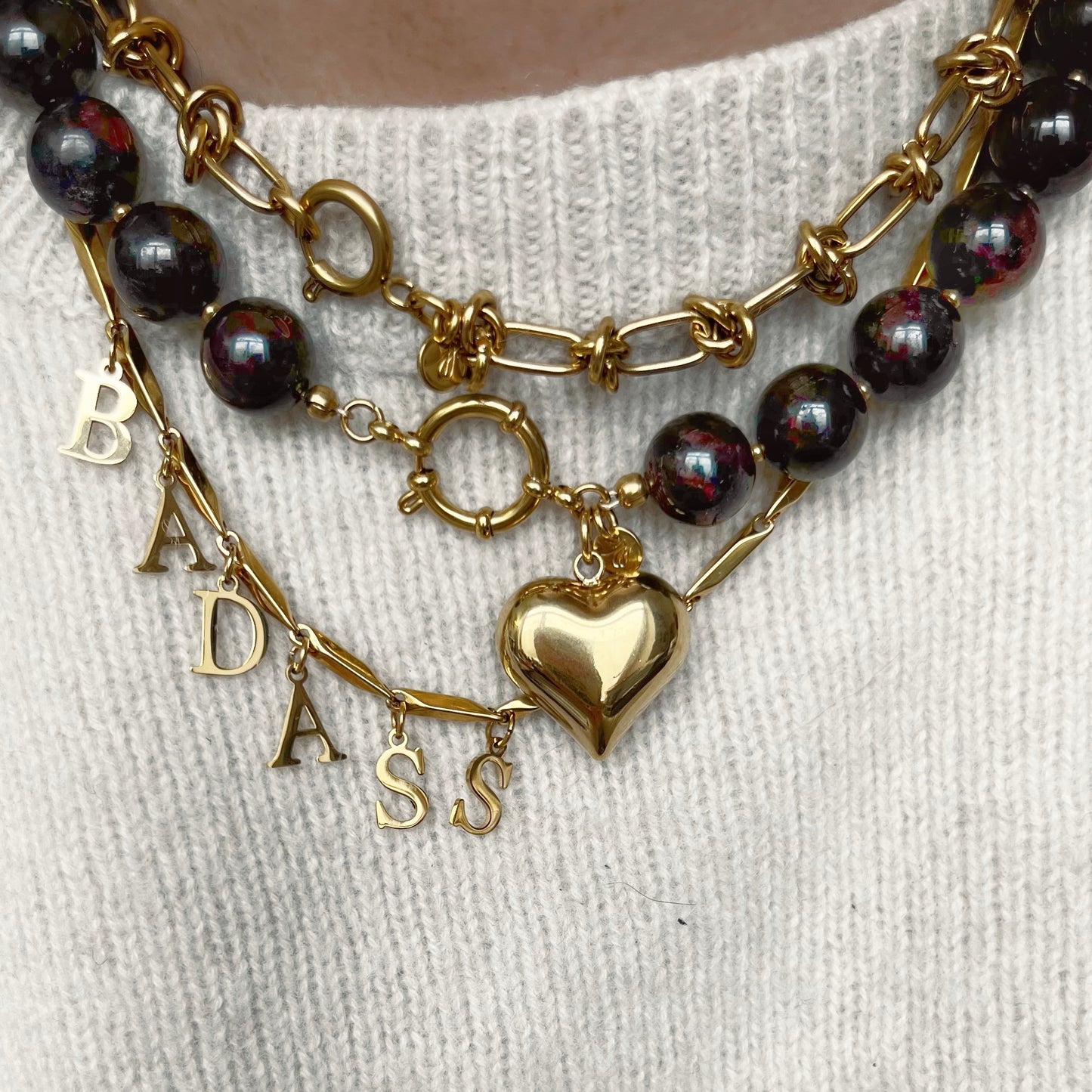 Collier Colette pierres de Grenat