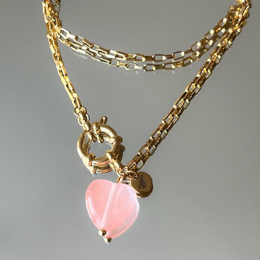 Collier Brunette (pierres au choix)