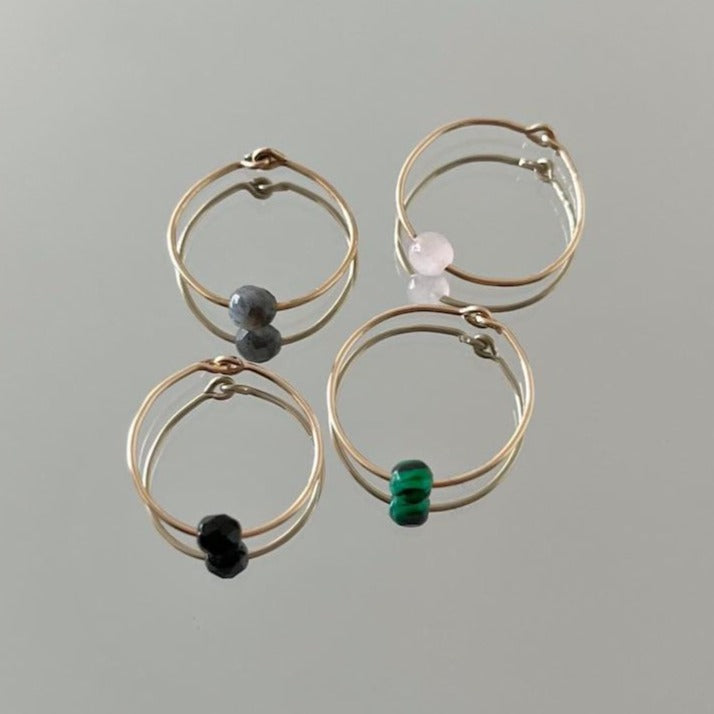 Bague Huguette (pierres au choix)