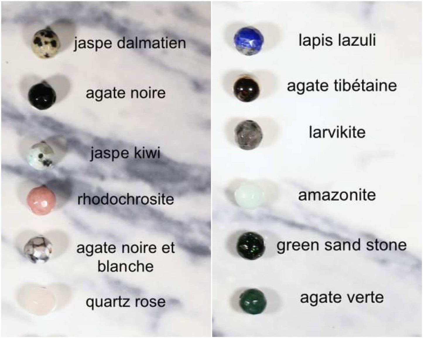 Bague Lucette (pierres au choix)