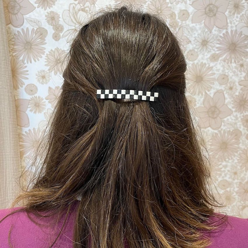 Barrette Nadette grand modèle (personnalisable)