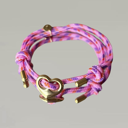 Bracelet Grigri cœur (doré ou argenté)