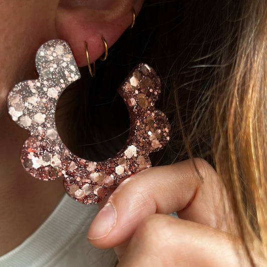 Boucles d’oreilles Bridget (couleurs d’automne, au choix)