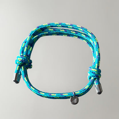 Bracelet grigri 1 médaille, argenté, personnalisable