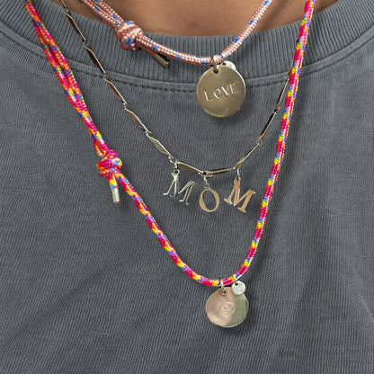 Collier Marlette MOM argenté