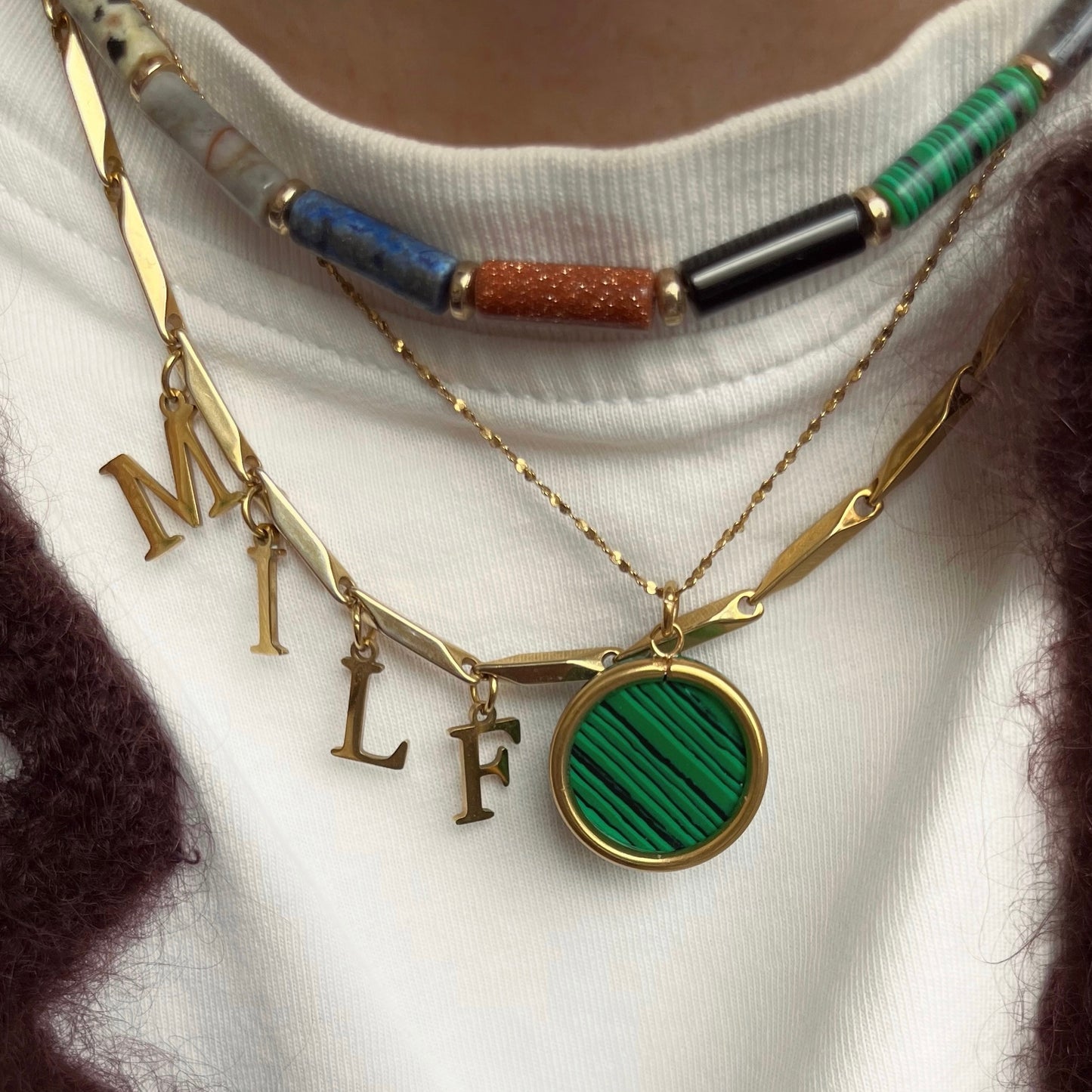 Collier Laurette Malachite