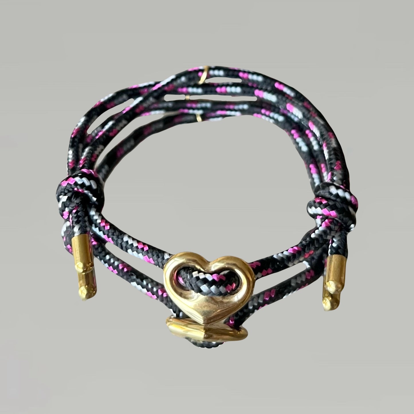 Bracelet Grigri cœur (doré ou argenté)