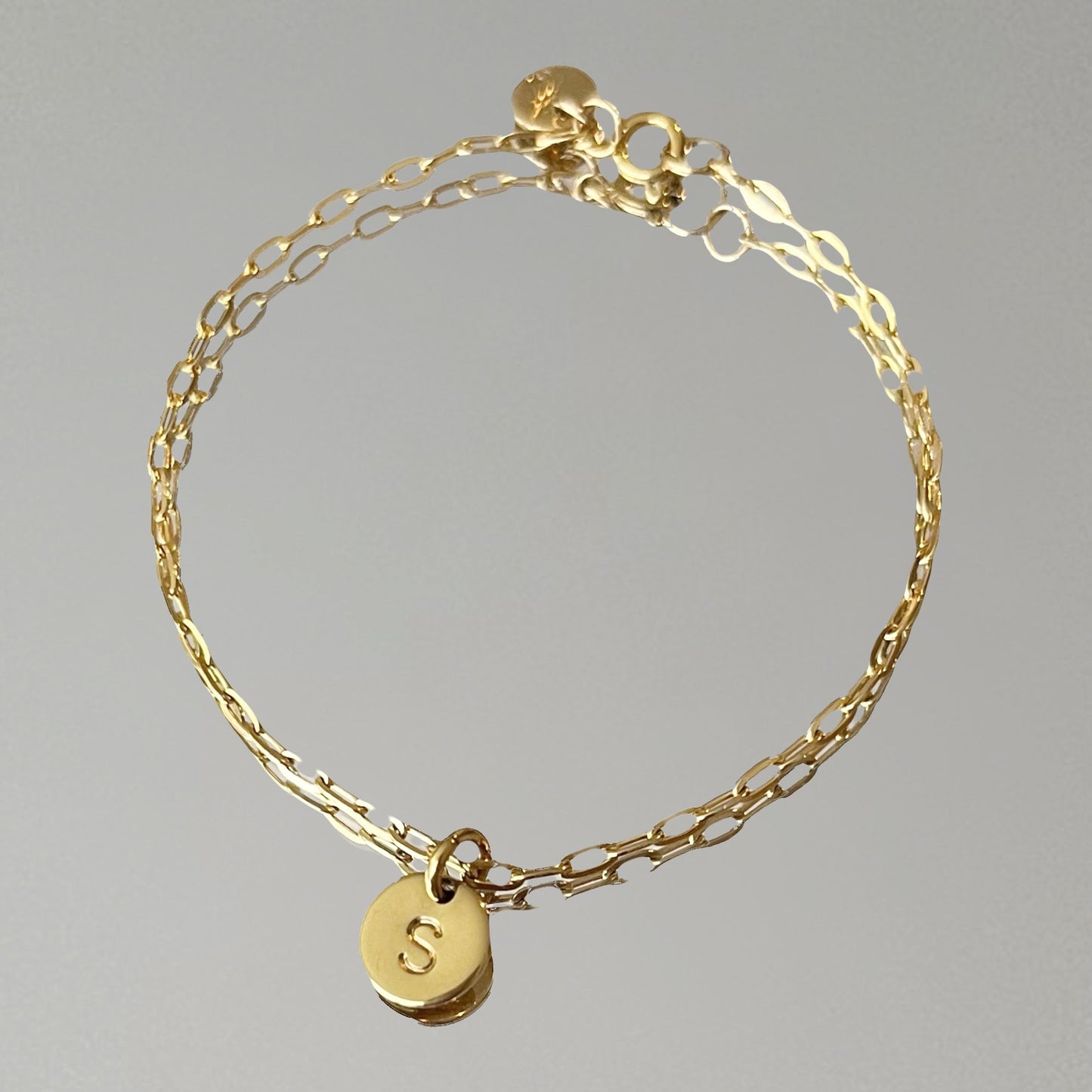 Bracelet Ninette 1 médaille (personnalisable)