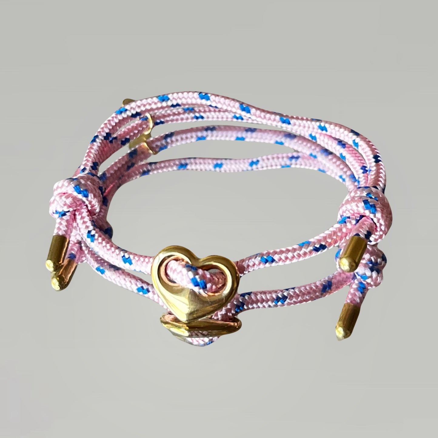 Bracelet Grigri cœur (doré ou argenté)