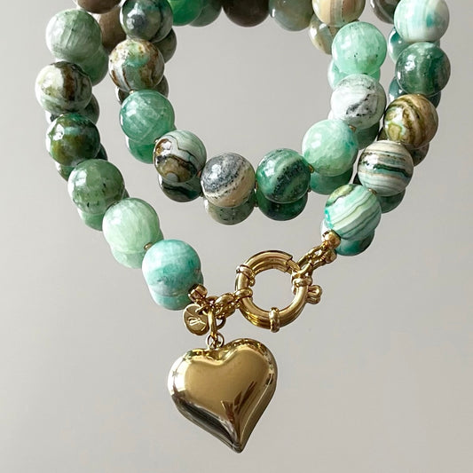 Collier Colette pierres de Calcite