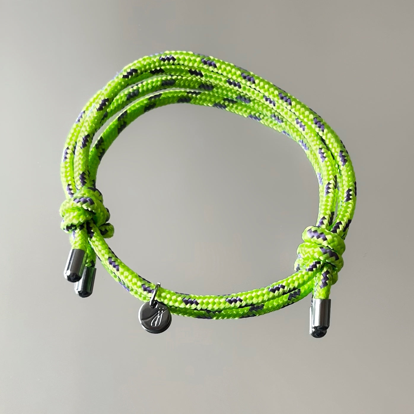 Bracelet grigri 1 médaille, argenté, personnalisable