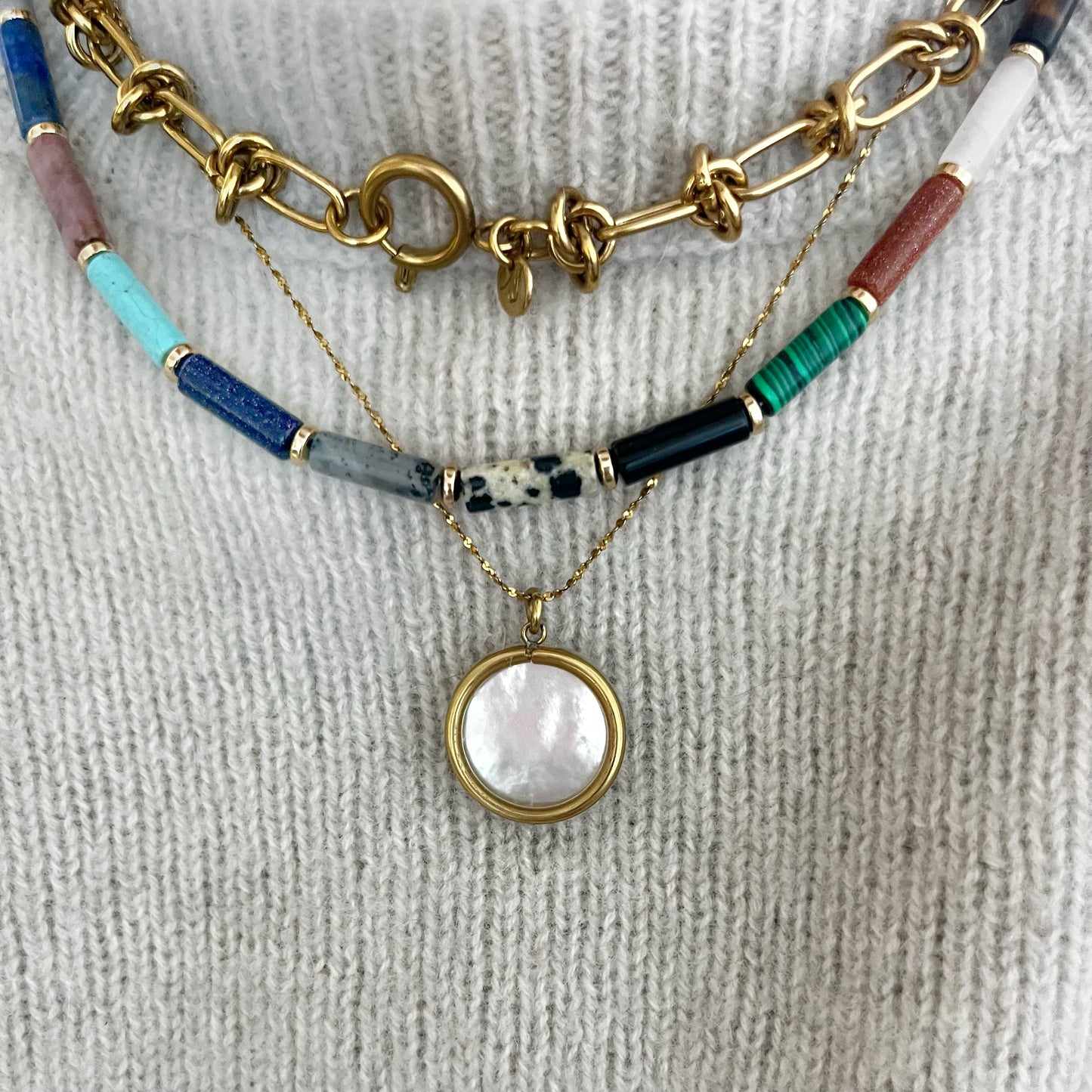 Collier Laurette Nacre