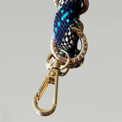 Bandelette tartan bleu