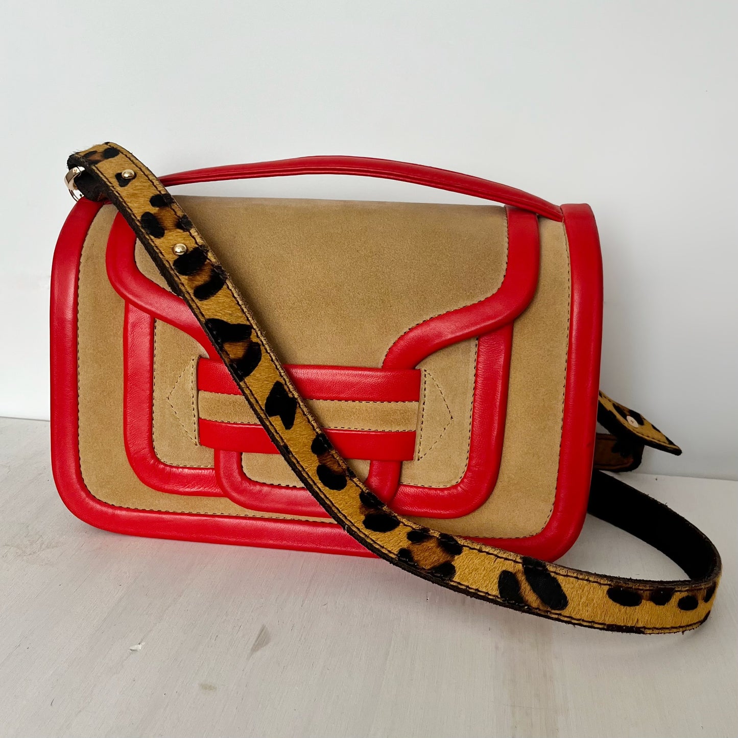 Bandelette cuir léopard