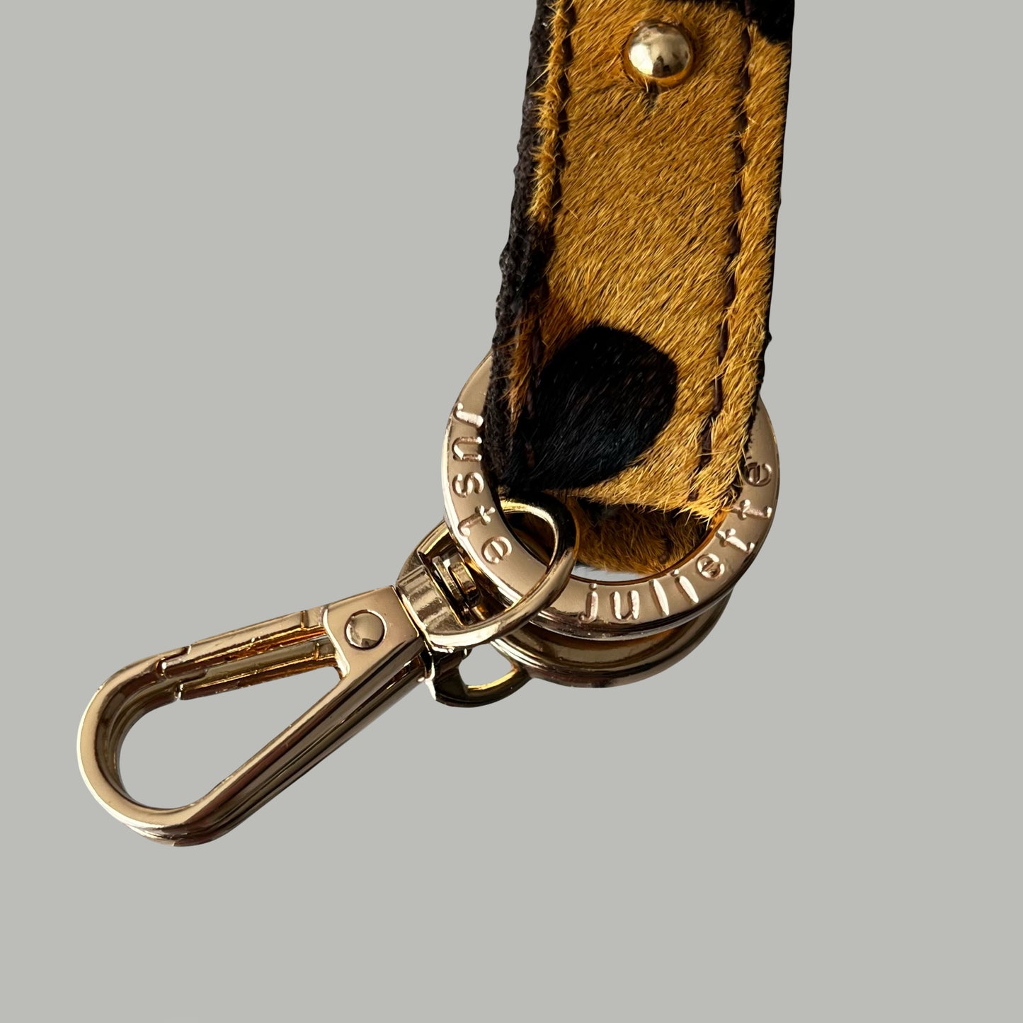 Bandelette cuir léopard