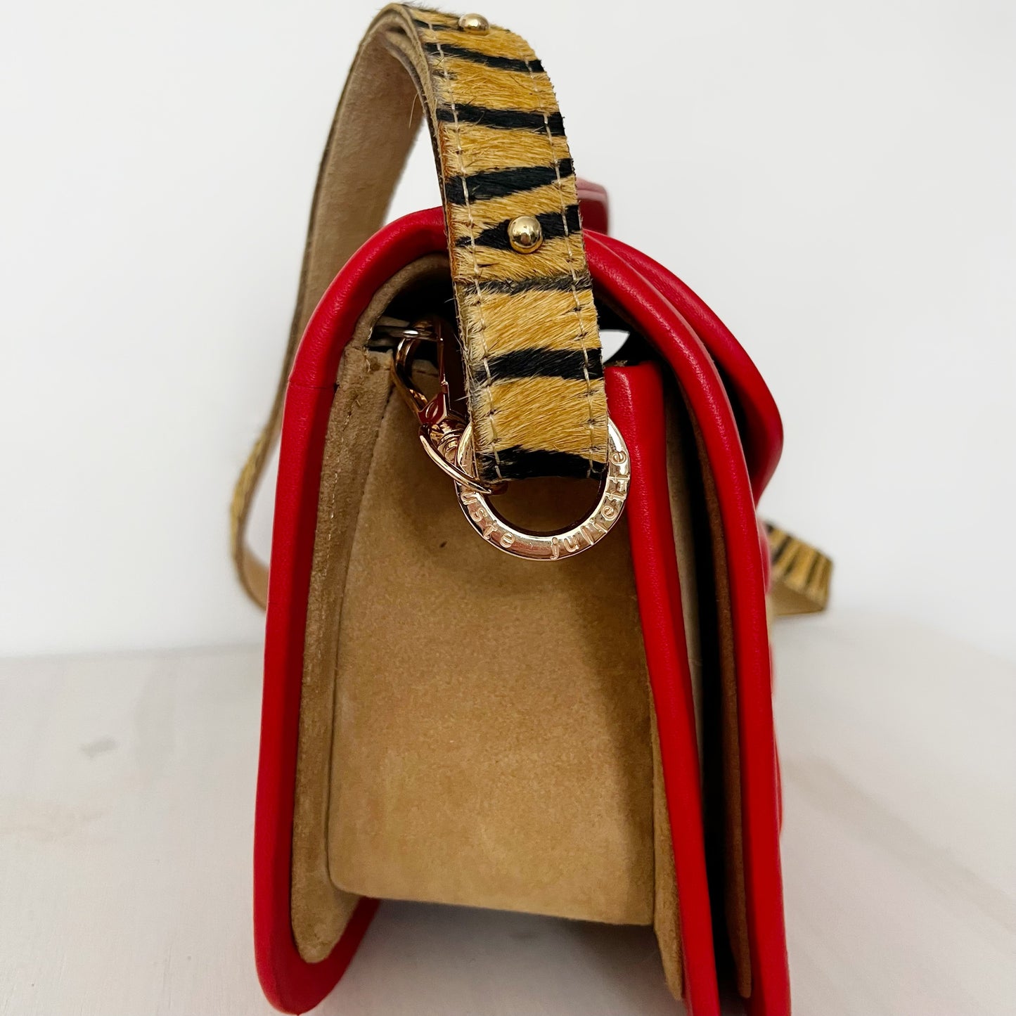 Bandelette cuir tigré