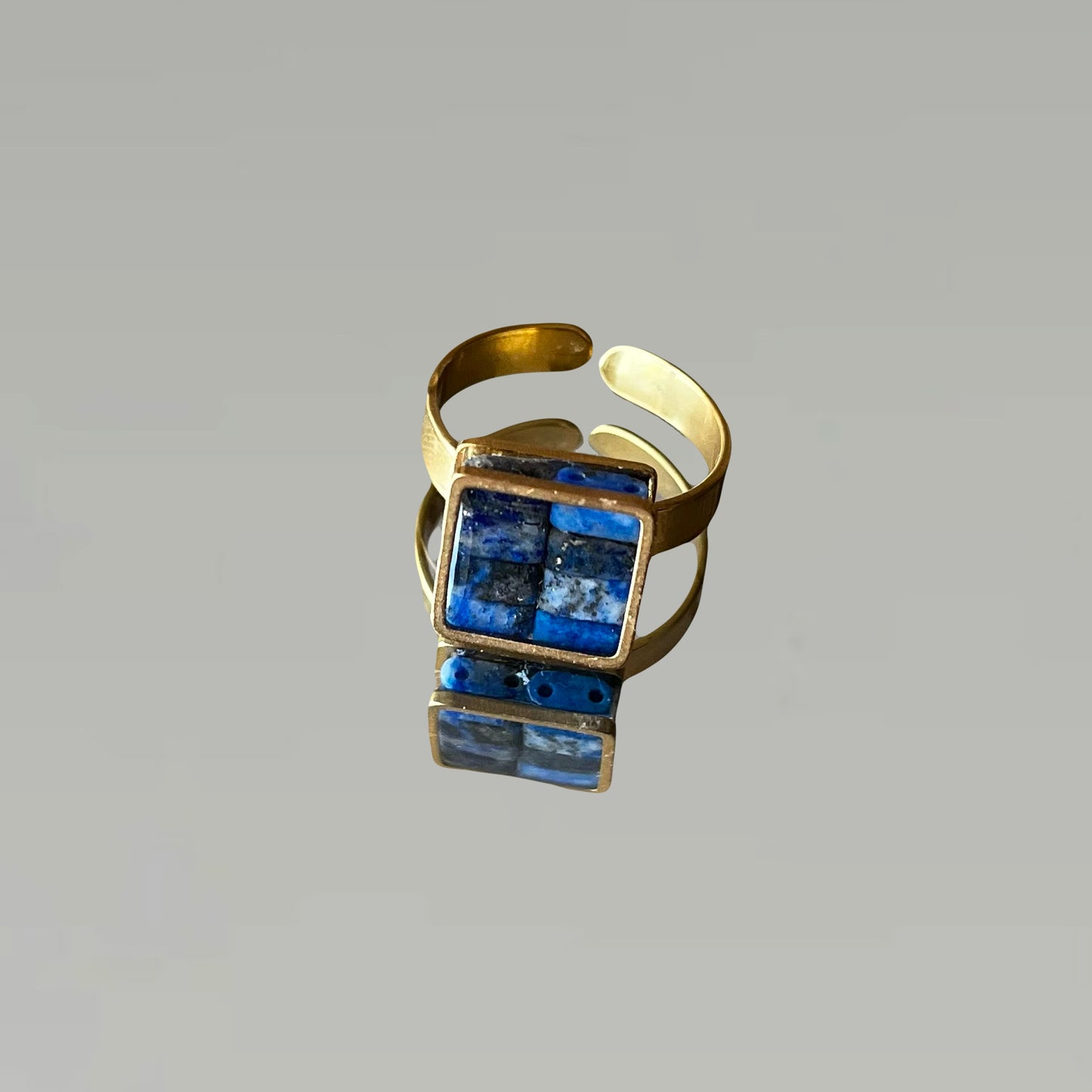 Petite Bague Nadette en Lapis Lazuli