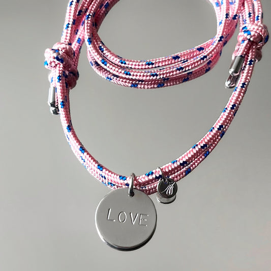 Collier Grigri personnalisable argenté