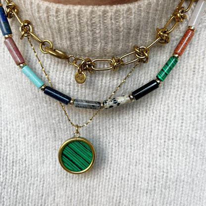 Collier Laurette Malachite