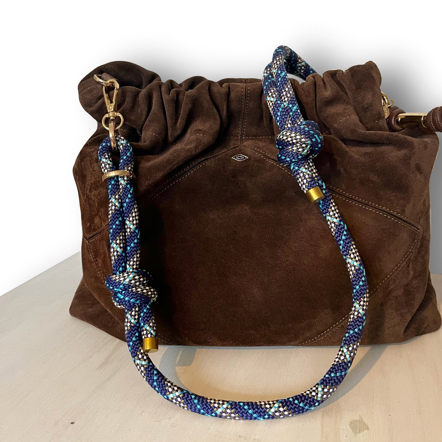 Bandelette tartan bleu