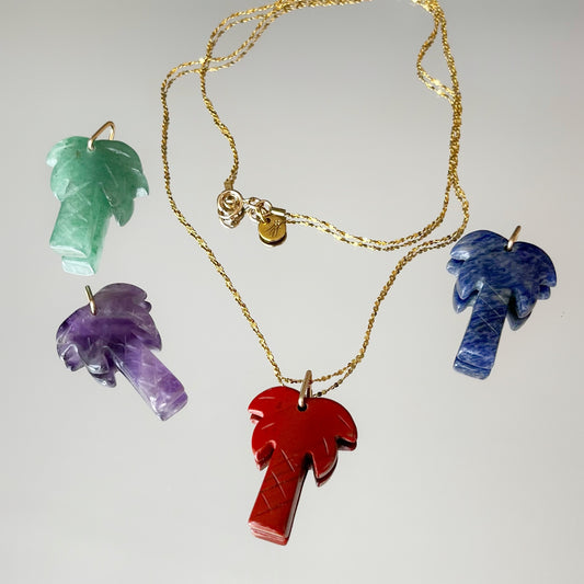 Collier Coconut (pierre au choix)