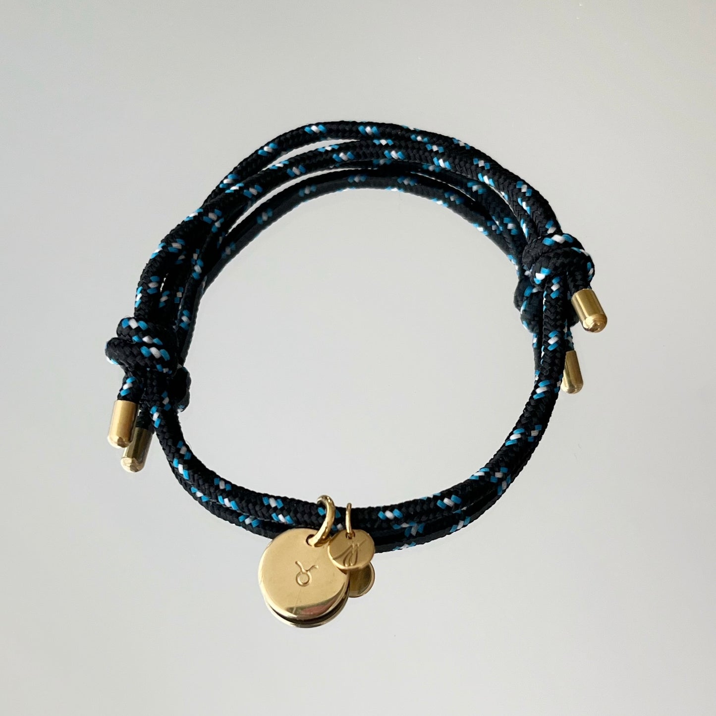 Bracelet grigri 1 médaille (couleurs d’automne)