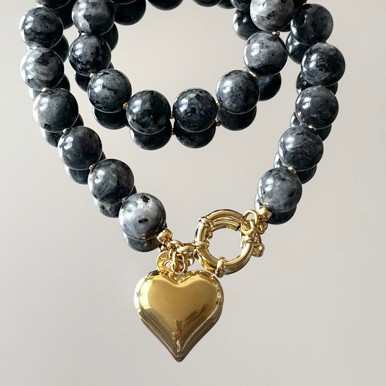 Collier Colette pierres de Labradorite
