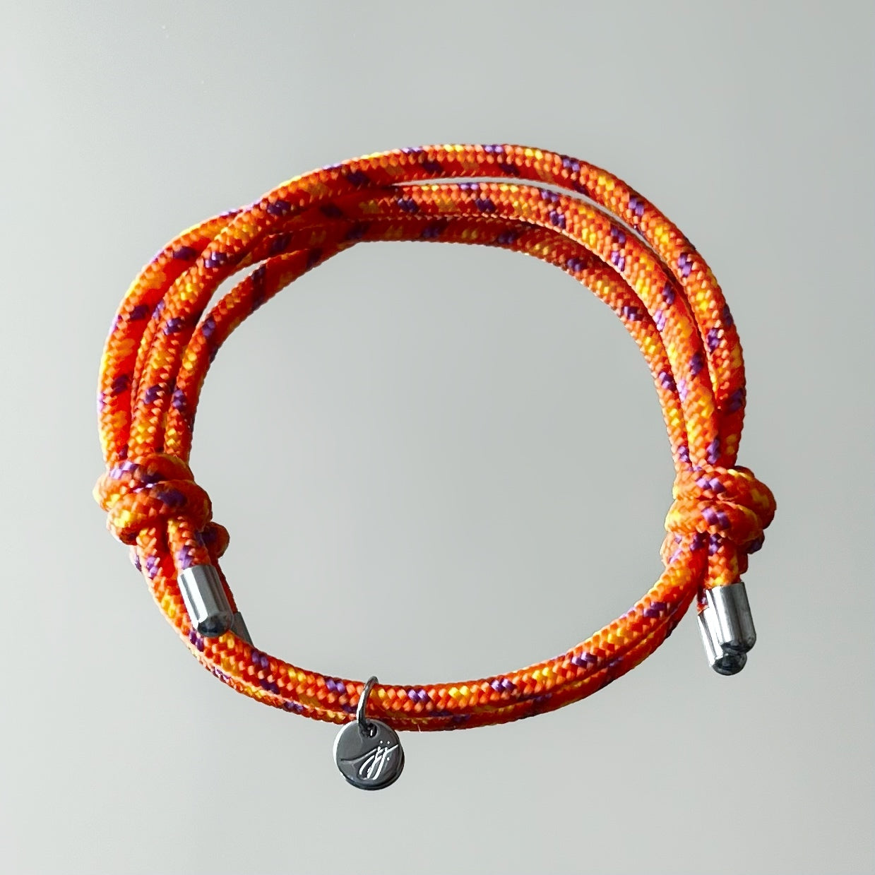 Bracelet grigri 1 médaille, argenté, personnalisable