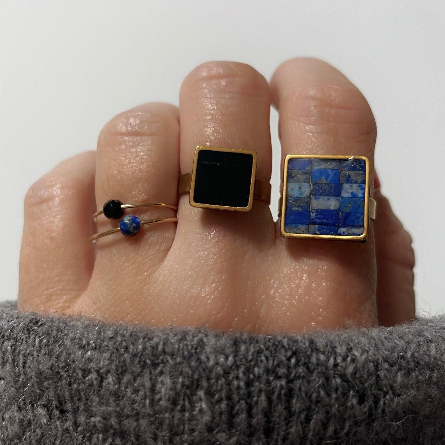 Bague Nadette en Lapis Lazuli
