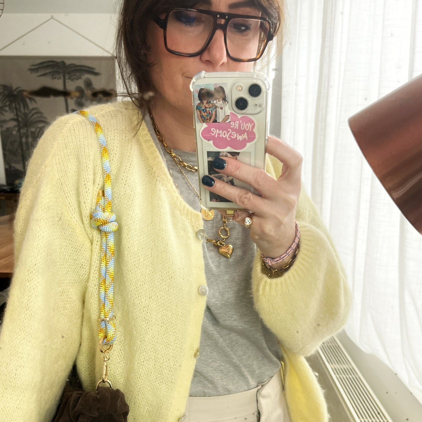 Bandelette jaune & bleue