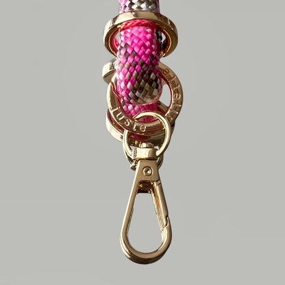 Bandelette marron et rose