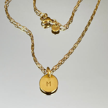 Collier Ninette 1 médaille (personnalisable)