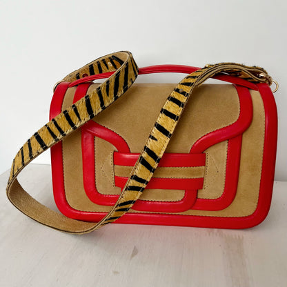 Bandelette cuir tigré