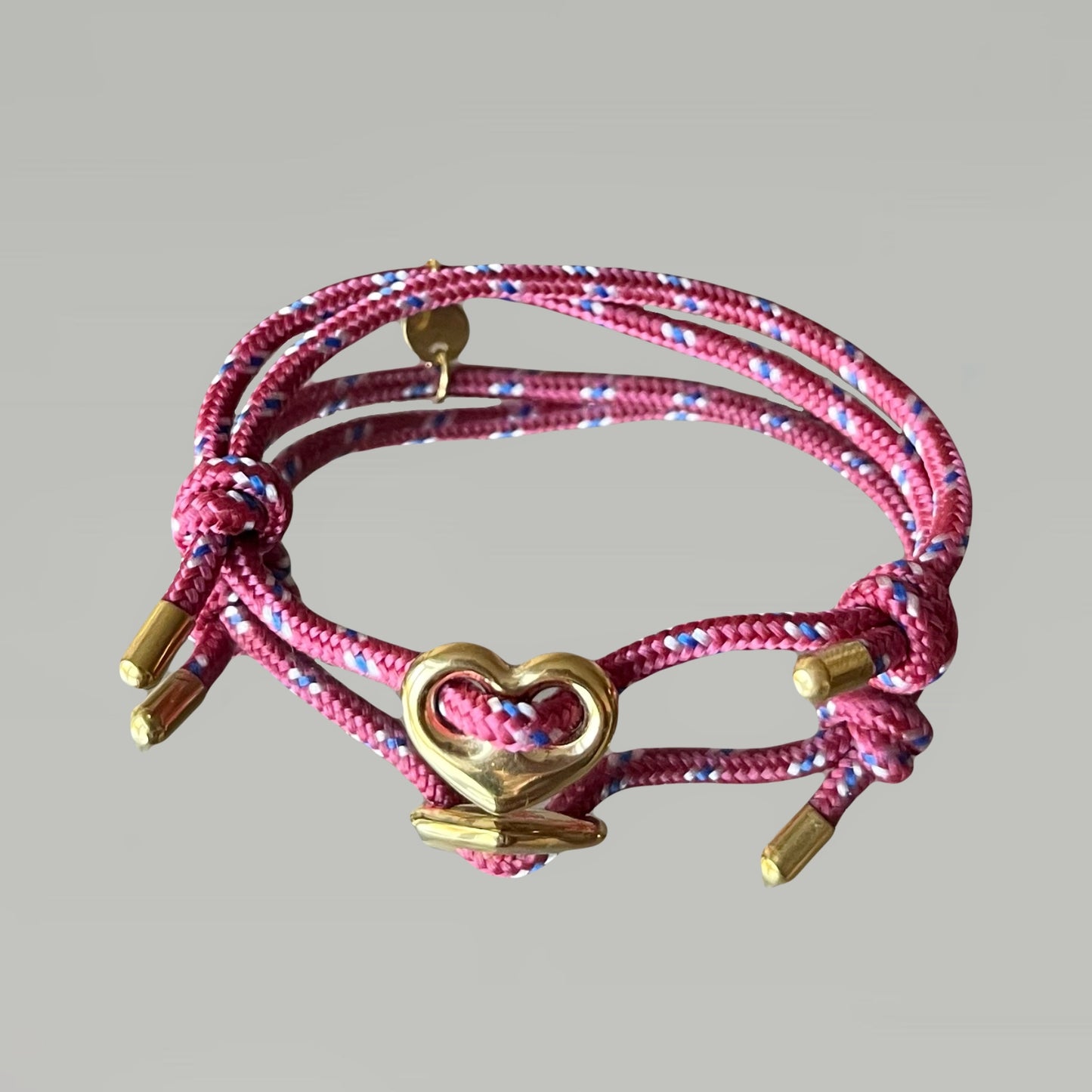 Bracelet Grigri cœur (doré ou argenté)