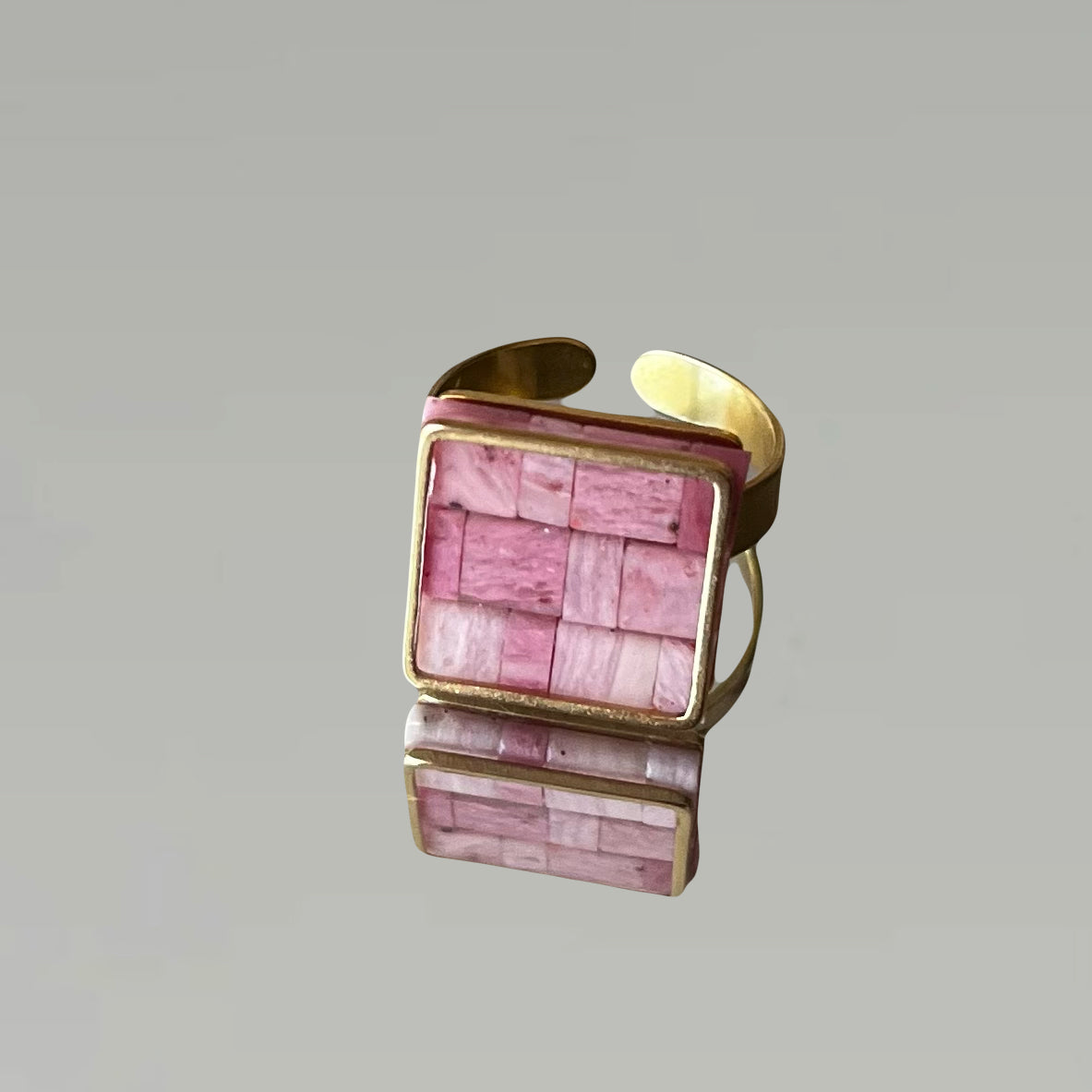 Bague Nadette en Rhodonite