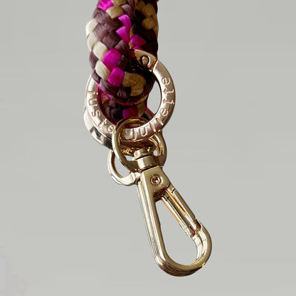 Bandelette marron et rose