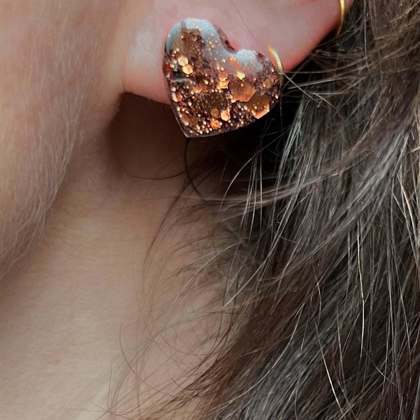 Mini boucles d'oreilles Lysbeth (couleurs d’automne)