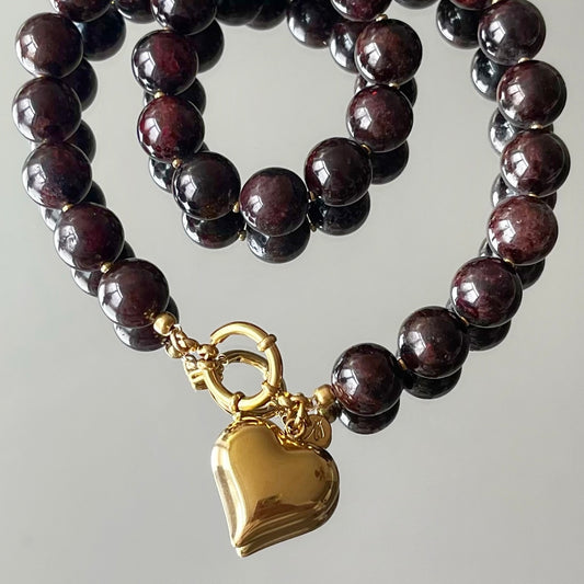 Collier Colette pierres de Grenat