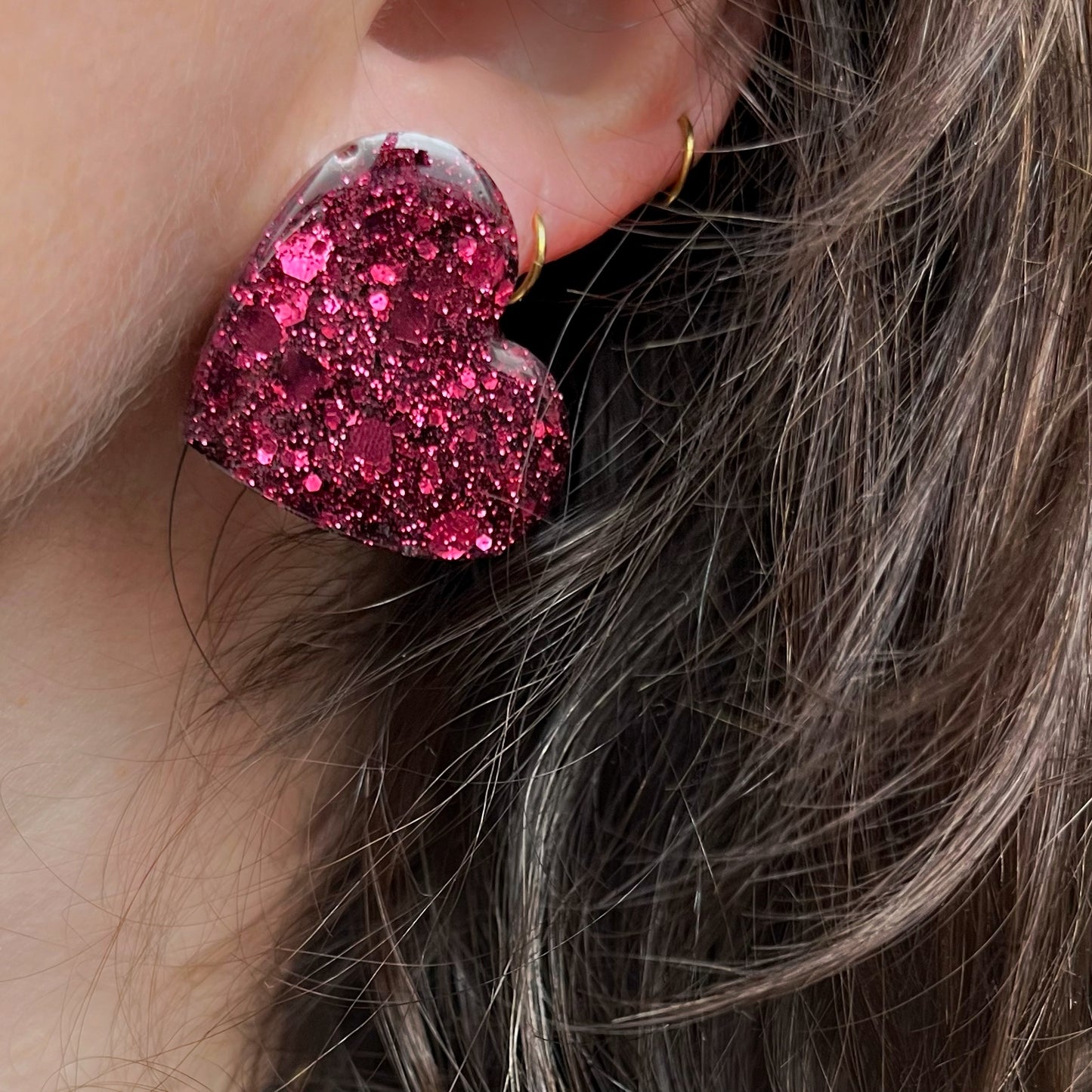 Moyennes boucles d'oreilles Lysbeth (couleurs d’automne)