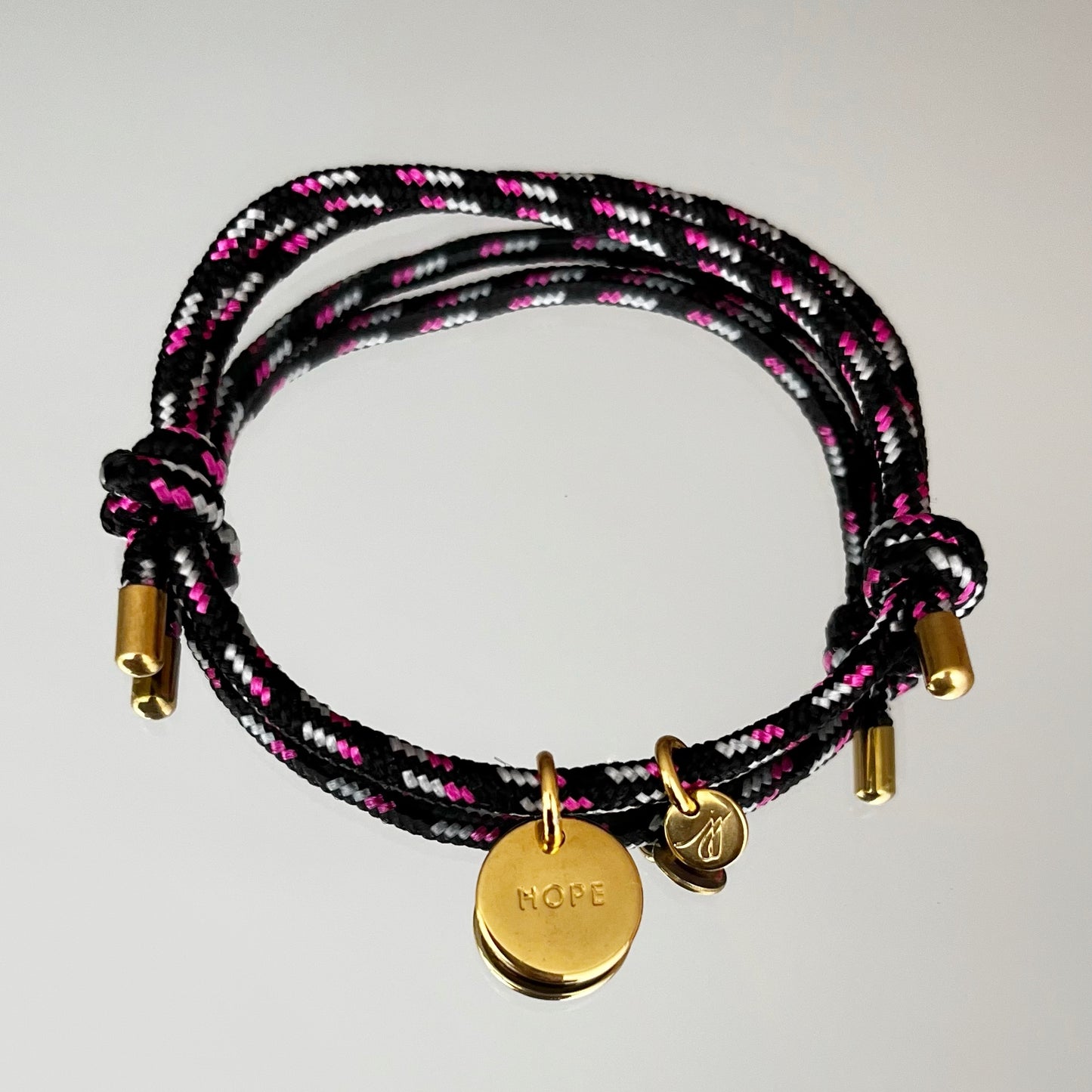 Bracelet grigri 1 médaille (couleurs d’automne)