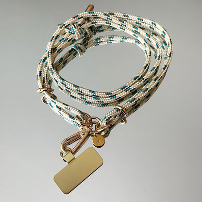 Cordelette de téléphone beige