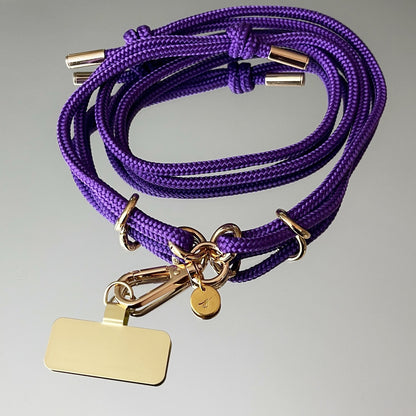 Cordelette de téléphone violette