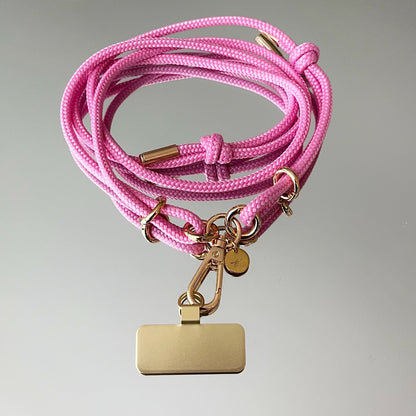 Cordelette de téléphone rose