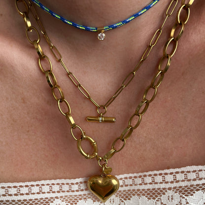 Collier Linette cordelette (4 couleurs au choix)