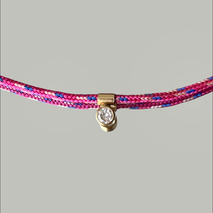Collier Linette cordelette (4 couleurs au choix)