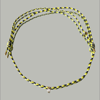 Collier Linette cordelette (4 couleurs au choix)